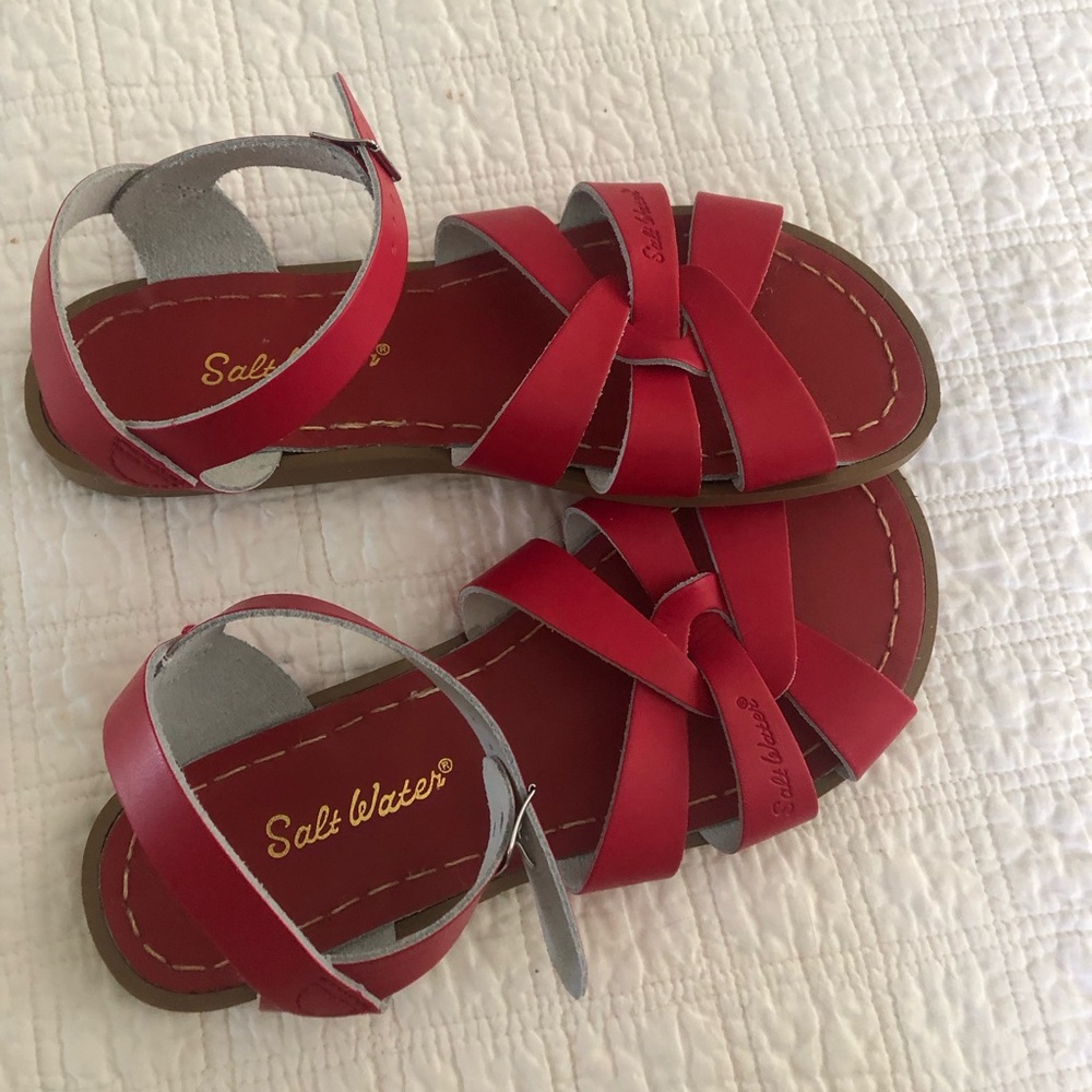 Red Summer Sandals